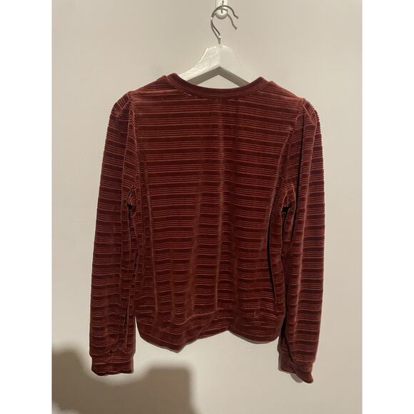 Heartloom Sangria Rust‎ Somi Velvet Sweatshirt Top Size Size M - Picture 7 of 7